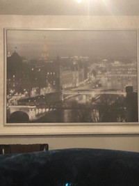 $50 ~~ Paris France Decor Picture ~~ $50