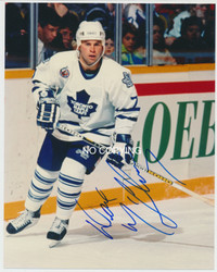 ORIGINAL DAVE McLLWAIN SIGNED TORONTO MAPLE LEAFS PHOTO 8" x 10"