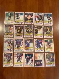 1981/82 Opc hockey cards lot of 135