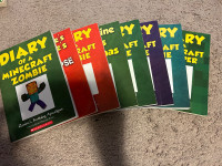 Collection of 8 unofficial Minecraft novels 