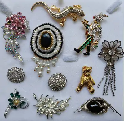 Brooches and Pendant, View more