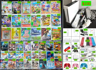 Nintendo Wii - Console System Remote Controller Games, View more