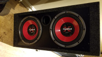 Sony Xplod 2 x 10" Subwoofers in Ported Box