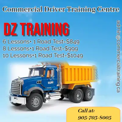 Get your Dump Truck License. Up-skill & land your dream Dump Truck Driver job. When you obtain a D-Z...