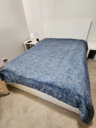 *Ikea White Malm Bed Frame-Like New, View more