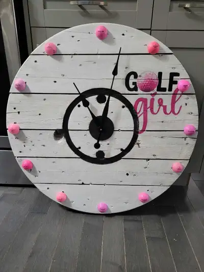 Ladies Golf Clock, View more