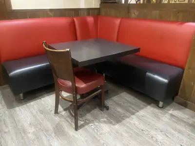 5 well hot steam buffet Table, Sitting booths , View more