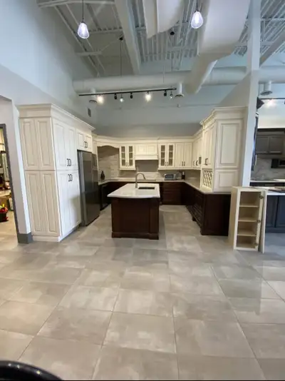 Full Kitchen with Quartz Countertops and Sinks, View more