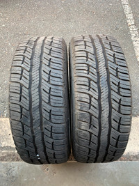 PAIR of 205/55/16 91H M+S BFG Advantage T/A Sport with 70% tread