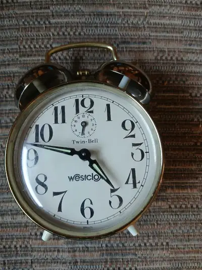 Westclox Twin-Bell Alarm Clock, View more