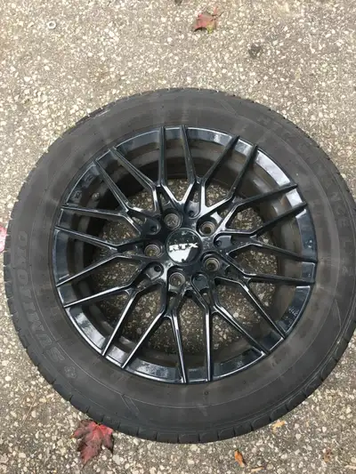 Rims and tires off Mazda used 1/2 a season