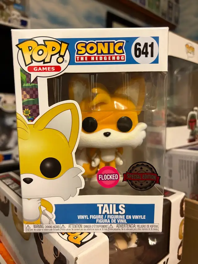 Funko Sonic the Hedgehog Tails Flocked in Arts & Collectibles in Calgary - Image 2
