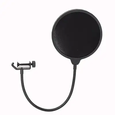 Used Double Layer Studio Microphone Wind Screen Mask 241132, View more
