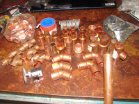 PLUMBING COPPER PIPE AND FITTINGS