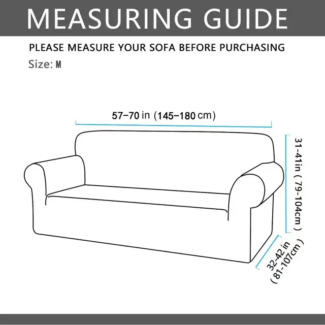 NEW Loveseat, White, AUJOY Cover Stretch 1-Piece Slipcover for 2 dans Autre dans London - Image 7