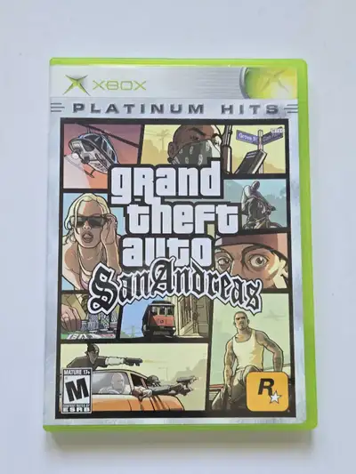 Grand Theft Auto San Andreas Platinum Hits Xbox, View more