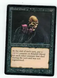 Khabal Ghoul Arabian Nights MTG Magic Cards