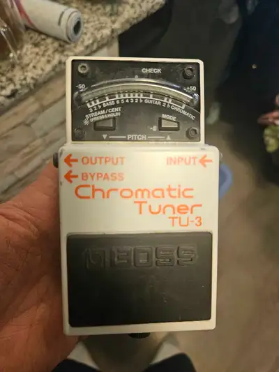 BOSS Chromatic Tuner guitar pedal, View more