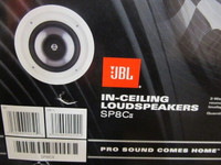 JBL SP8Cii 100W 8'' Ceiling Speakers -White-NEW IN BOX