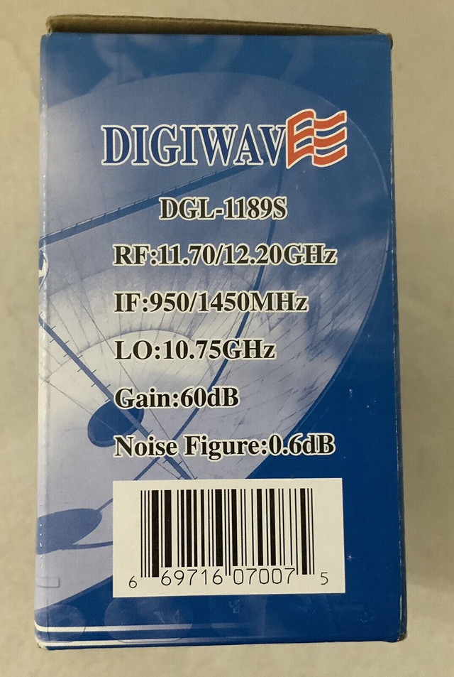 Digiwave DGL-1189S LNBF in Video & TV Accessories in Mississauga / Peel Region - Image 2