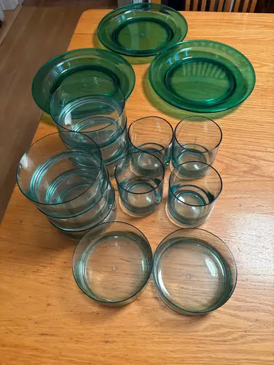 Acrylic Dishes (plates, bowls, glasses) for patio/pool/camping, View more