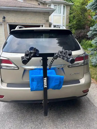 Thule 4 bike rack fit 1.26” hitch good condition, View more