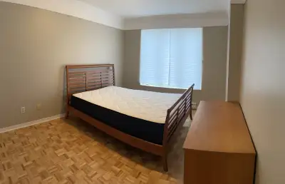 This is a room in a shared hi apartment in Longueuil. The room comes with a bed, closet and dresser....