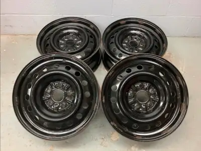 4 - 16" steel wheels In good condition. Bolt pattern; 5 lugs x 114.3mm. Center bore; 60.1mm dia. Fit...