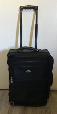 Black Rolling Carry On/Computer Suitcase Bag