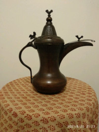 Turkish copper tea pot