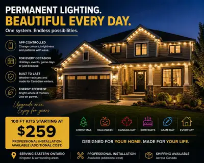✨ Transform Your Home with Permanent Outdoor Lighting! ✨, View more