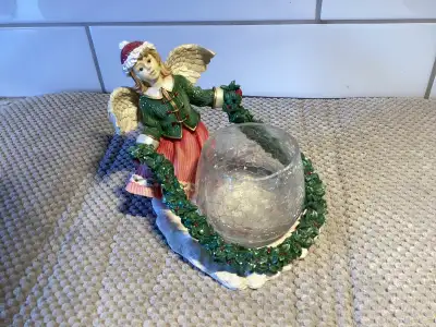 Decoration Noel Chandel / Decorative Christmas Candle Angels Among Us Collection - Happiness Voir me...