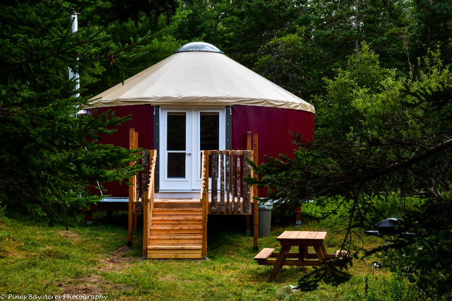 Ladysummer, a lovely off-grid yurt under the stars! in Nova Scotia