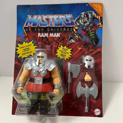 He-man masters of the universe ram man action figure Motu NRFB, View more