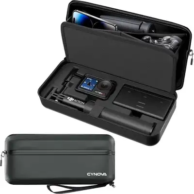 Like new Cynova carry case for DJI Osmo Action 4 and 5 Pro. Barely used. 50$ plus tax on Amazon.