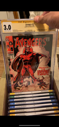 Comic collection for sale (75 CGC and CBCS graded books)