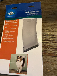 Brand new replacement flap for doggie door.  See description.