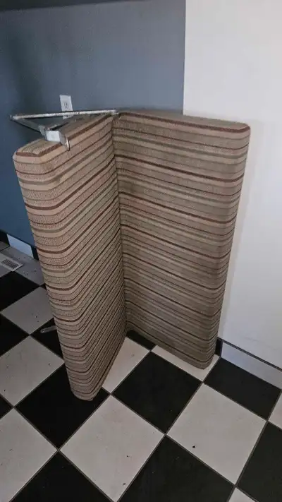 Volkswagen Westfalia bench seat, lays into a bed