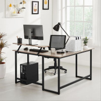 VASAGLE L-shaped computer desk/work