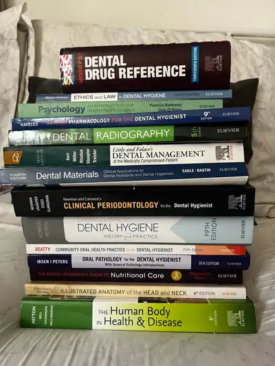 Dental hygiene textbooks, View more