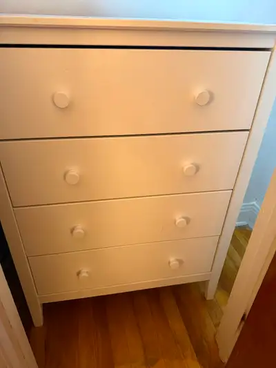 Dresser:4 Drawer Dresser,(solid pine wood vertical dresser), View more