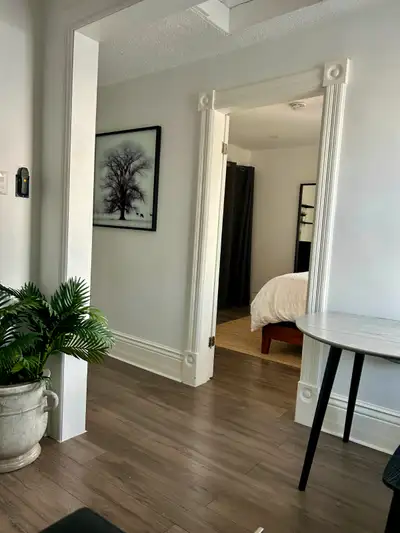 Upper unit at 337 McDonnel Street — a charming, fully furnished apartment located on the second floo...