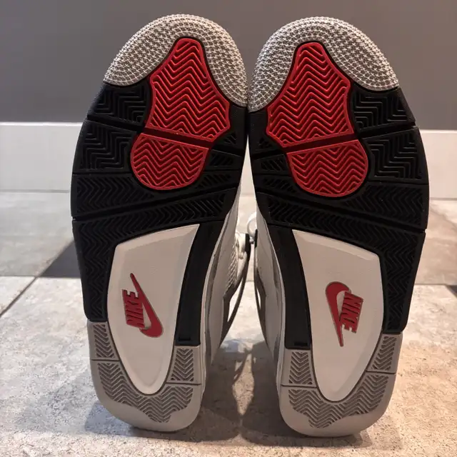 Nike Air Jordan Retro 4 White Cement Brand New Mens Size 13 in Men's Shoes in City of Montréal - Image 6