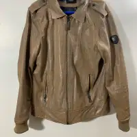 Mens Rudsak aviator style leather jacket like new  (homme)