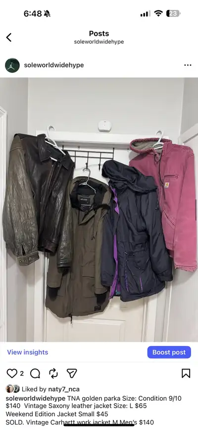 Weekend Edition Jacket Small $45, View more