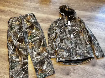 Rocky Men’s Waterproof Camo Rain Jacket & Pants Set – Size L, View more