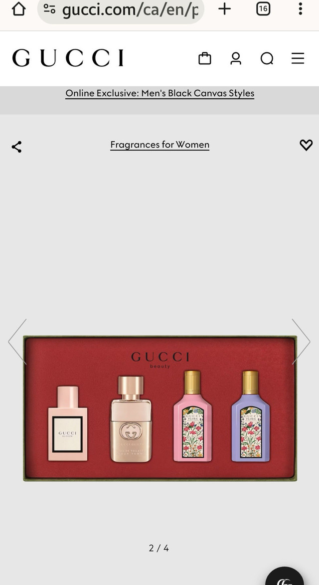 Authentic Gucci mini perfume gift set  in Women's - Other in Red Deer - Image 2
