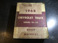 1968 Chevrolet Truck 10-60 Shop Manual Canada Van Suburban C10