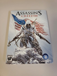 Assassin's Creed III PS3 Collector's Edition Tin Metal Case