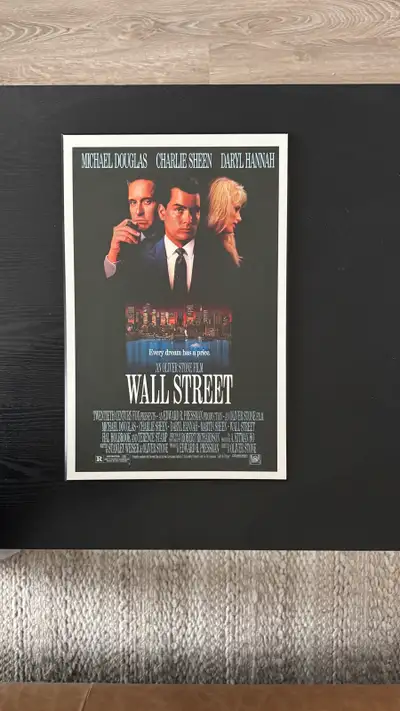 Movie Plack- Wall Street, View more